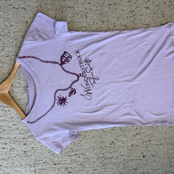 Taylor Swift S Never worn very rare “Wonderstruck” lilac Purple Fitted Polo Tee - Picture 8 of 13